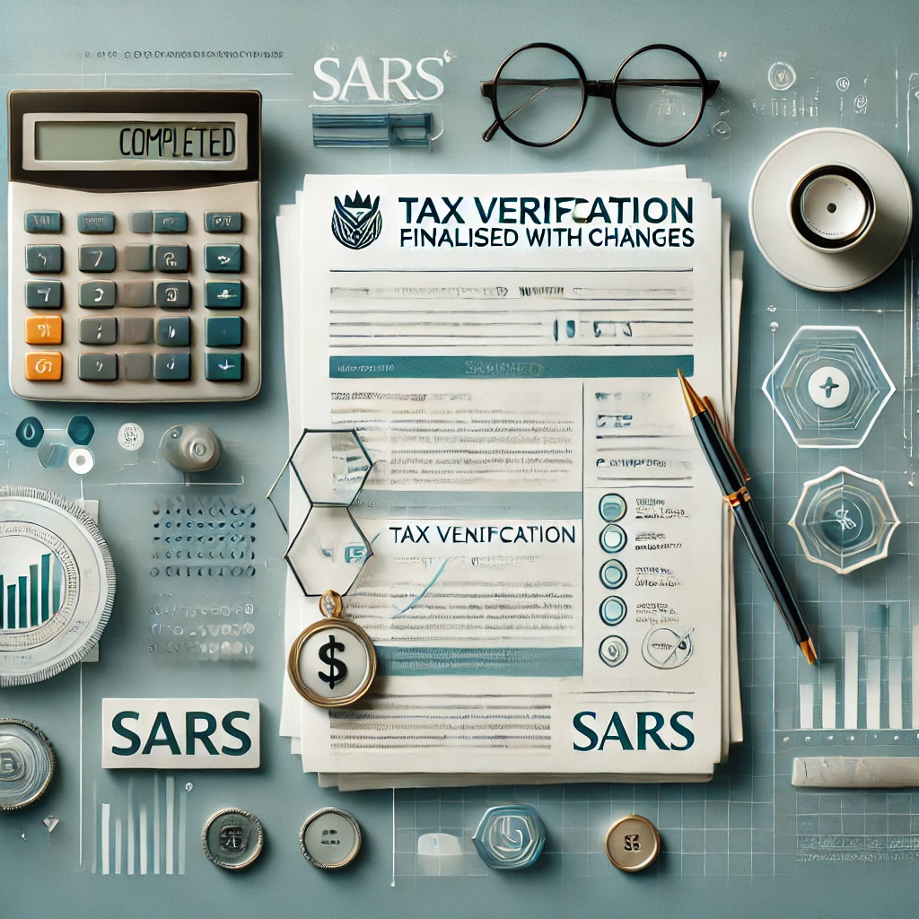 What does finalised with changes from SARS mean?
